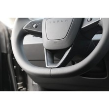 Tesla Junıper Için Uyumlu Direksiyon Alt Kaplama Karbon Desen