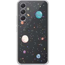 Manitoba Samsung Galaxy S25 Fe Uyumlu Baskılı Yumuşak Silikon Şeffaf Telefon Kılıfı