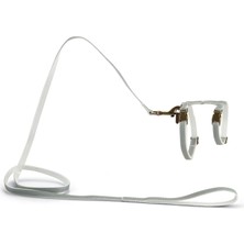 Mtxdpn Beeztees Dbl Kedi Göğüs Tasması ve Gezdirme Kayışı, 130CM, Mint, 27-45CM