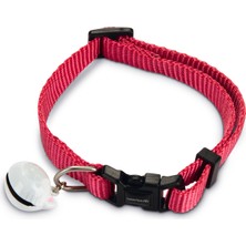 Mtxdpn Beeztees Kedi Boyun Tasması, Zilli, Pembe, 20-30CM