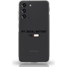 Manitoba Samsung Galaxy S21 Uyumlu Baskılı Yumuşak Silikon Şeffaf Telefon Kılıfı