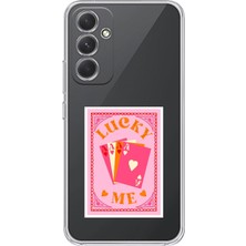 Manitoba Samsung Galaxy S25 Fe Uyumlu Baskılı Yumuşak Silikon Şeffaf Telefon Kılıfı