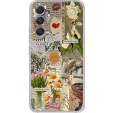 Manitoba Samsung Galaxy S25 Fe Uyumlu Baskılı Yumuşak Silikon Şeffaf Telefon Kılıfı