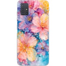 Manitoba Samsung Galaxy M31S Uyumlu Baskılı Yumuşak Silikon Şeffaf Telefon Kılıfı