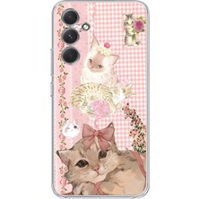 Manitoba Samsung Galaxy S25 Fe Uyumlu Baskılı Yumuşak Silikon Şeffaf Telefon Kılıfı