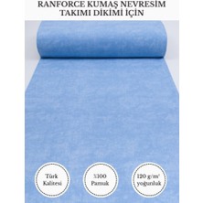 Fabricstown Ranforce Kumaş Nevresim Dikimi Için – %100 Pamuk, 240 cm × 100 Cm, Mermer Desen V-12