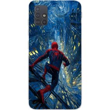 Manitoba Samsung Galaxy M31S Uyumlu Baskılı Yumuşak Silikon Şeffaf Telefon Kılıfı