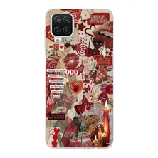 Manitoba Samsung Galaxy A22 / M22 / M32 Uyumlu Baskılı Yumuşak Silikon Şeffaf Telefon Kılıfı