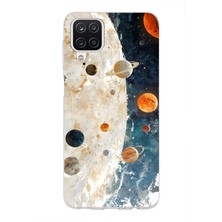 Manitoba Samsung Galaxy A22 / M22 / M32 Uyumlu Baskılı Yumuşak Silikon Şeffaf Telefon Kılıfı