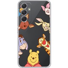 Manitoba Samsung Galaxy M34 Uyumlu Baskılı Yumuşak Silikon Şeffaf Telefon Kılıfı