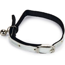 Mtxdpn Beeztees Kedi Boyun Tasması, Fosforlu Beyaz, 20-29CM