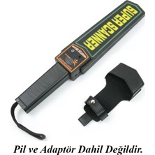 SmackBio Super Scanner El Tipi Metal Üst Arama Dedektörü