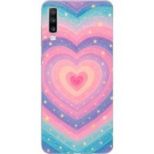 Manitoba Samsung Galaxy A70 Uyumlu Baskılı Yumuşak Silikon Şeffaf Telefon Kılıfı