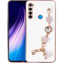 Kılıftech Xiaomi Redmi Note 8 Kılıf El Tutamaçlı Kamera Korumalı Zore Taka Silikon Kapak