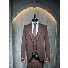 Dupont Slim Fit Tek Düğme Kırlangıç Yaka Takım Elbise