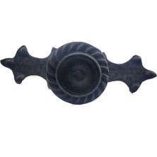 Antika Tarz Dekoratif Pirinç Çizgili Düğme - 35X100 Mm, Büyük, Oksit