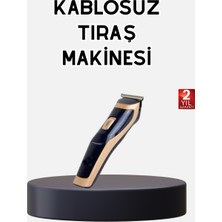 Verto Profesyonel Şarjlı Saç ve Sakal Kesme Makinesi – Unisex, 12 mm Ayarlanabilir Başlık