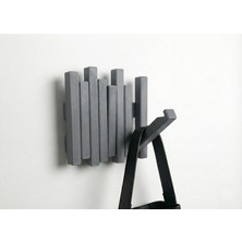 Kapadoks 3D Modern Minimalist Tasarım Duvar Askısı - Dekoratif 3D Baskı Portmanto, Elbise ve Çanta Askılığı - Estetik Ev Hediyesi