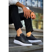 KB-DX46 Kuback Siyah Deri  Günlük Erkek Ayakkabı