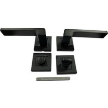 Verto Sofuoğlu Rozet Anka Mat Siyah Wc Kapı Kolu