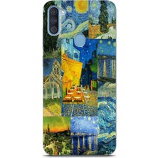 Manitoba Samsung Galaxy A11/M11 Uyumlu Baskılı Yumuşak Silikon Şeffaf Telefon Kılıfı