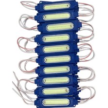 Powerr Led Aydınlatma 12 Volt 2 Watt Turkuaz Cob LED Modül IP65 10 Adet Modül