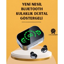 Verto LED Ekranlı Kablosuz Kulaklık – Gürültü Önleyici Mikrofon ve Dokunmatik Özellikli