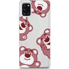 Manitoba Samsung Galaxy A31 Uyumlu Baskılı Yumuşak Silikon Şeffaf Telefon Kılıfı