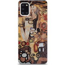 Manitoba Samsung Galaxy A31 Uyumlu Baskılı Yumuşak Silikon Şeffaf Telefon Kılıfı