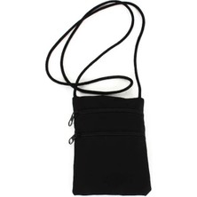 Begün Hac-Umre Siyah Boyun Cüzdanı..2 Fermuarlıdır..telefon, Para, Pasaport Koyulabilir...