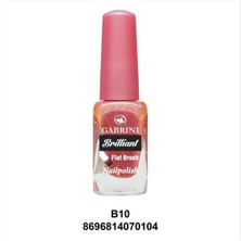 Gabrini Brilliant Flat Brush Oje (Simli Oje)