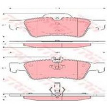 TRW Mtxdpn Arka Balata C218 Cls 300-350-CDI W211 E200-E240-E320-E350-E500 02-08 W212 08 W220 W221 X218 12