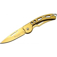 Alaska Sdr-10 G Gold Çakı 15 cm Manuel, Kemerlikli