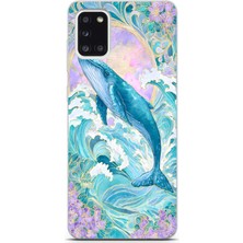 Manitoba Samsung Galaxy A31 Uyumlu Baskılı Yumuşak Silikon Şeffaf Telefon Kılıfı