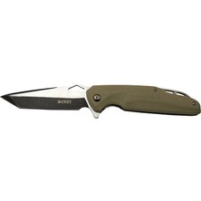 Crkt Predator 706 C Bej Kamp / Outdoor Çakı 21CM - Yarı Otomatik, Kemerlikli, Kutulu