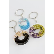 O Harfli Epoksi Anahtarlık