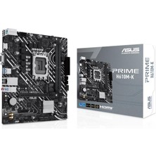 Verto Asus Prıme H610MK Ddr5 5600MHZ 1xvga 1xhdmı 1xm.2 USB 3.2 Matx 1700P (12. / 13. ve 14. Nesi̇l Işlemci̇ Uyumlu)