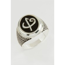 Vav Elif Metal Erkek Yüzük