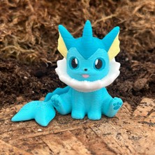 Va Hobi 3D Vaporeon #0134 Figürü – Koleksiyonluk Masa Üstü Dekor