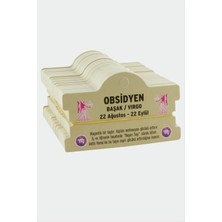 Obsidyen & Başak Burç Bileklik Kartı
