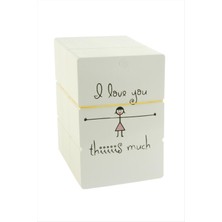 I Love Yazılı Bileklik Kartı 200 Adet