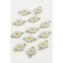 Papatya Çift Kulplu Mineli Bileklik ve Kolye Ucu Aparatı 1 Adet