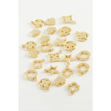 Karışık Tek Kulplu Metal Bileklik ve Kolye Ucu Aparatı 1 Adet