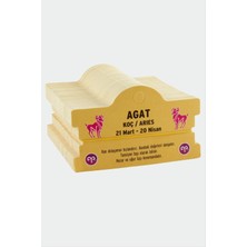 Agat & Koç Burç Bileklik Kartı