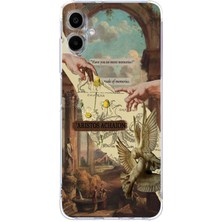 Manitoba Samsung Galaxy A06 Uyumlu Baskılı Yumuşak Silikon Şeffaf Telefon Kılıfı