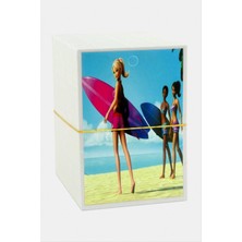 Sörf Desenli Bileklik Kartı