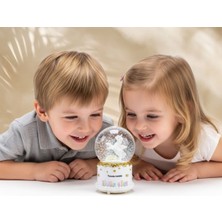 WİderMarkt Figürlü Işıklı Müzikli Kar Küresi/biblo - Pilli LED Aydınlatmalı, Dekoratif,çocuk Odası Dekoru