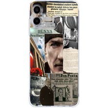 Manitoba Samsung Galaxy A04 Uyumlu Baskılı Yumuşak Silikon Şeffaf Telefon Kılıfı