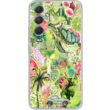 Manitoba Samsung Galaxy A17 Uyumlu Baskılı Yumuşak Silikon Şeffaf Telefon Kılıfı