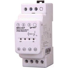 Entes MKC-03P Faz Sıralı Motor Koruma Rölesi Ray Montaj, M2710